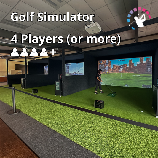 Golf Simulator - 4 Players (or more)